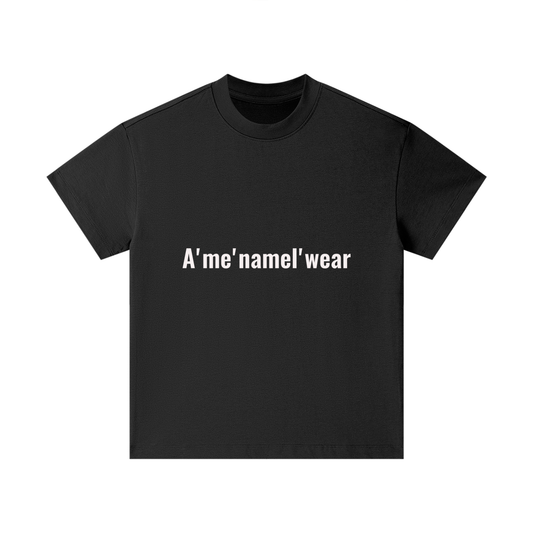 A'me'namel'wear, Pure Cotton Essential Kids T-Shirt, for boys.