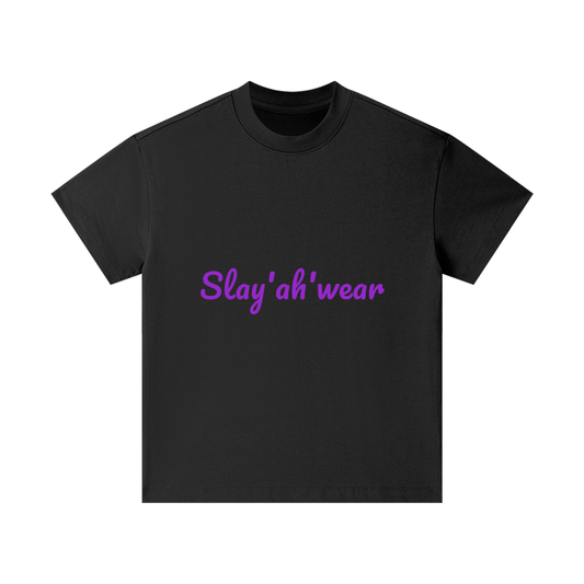 Slay'ah'wear, Pure Cotton Essential Kids T-Shirt, for girls.